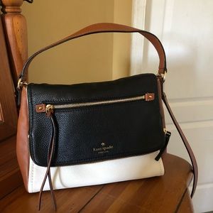 Kate Spade Color-block Leather Satchel